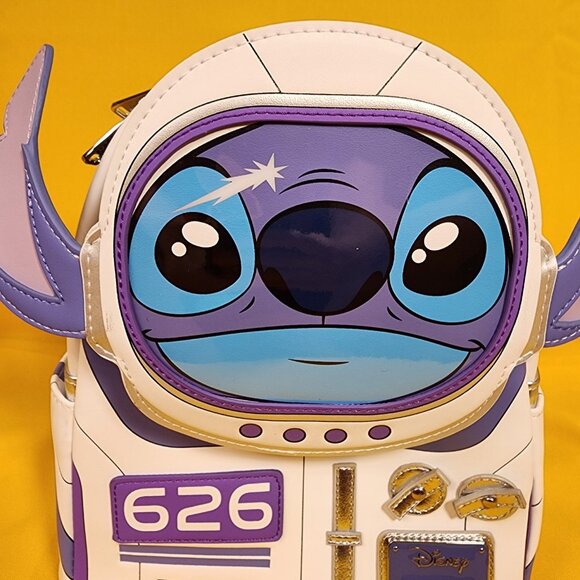 Loungefly Disney Lilo & Stitch Astronaut Space Stitch Figural Mini Backpack NEW main image 4